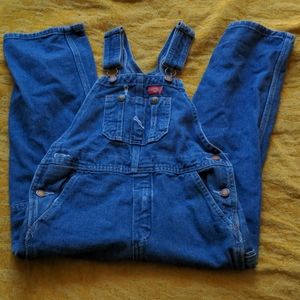 Dickies Denim Overalls Kids Large